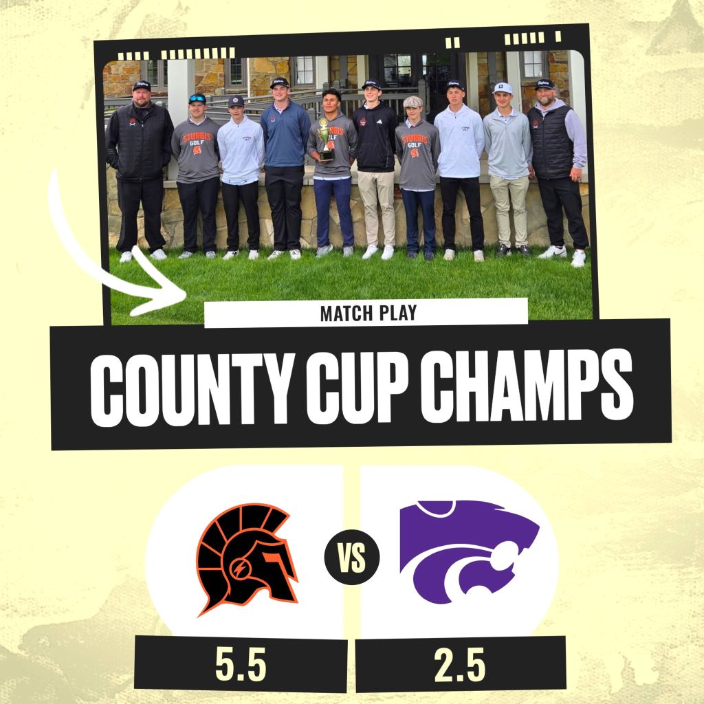 Sturgis boys golf beats Three Rivers in County Cup Match